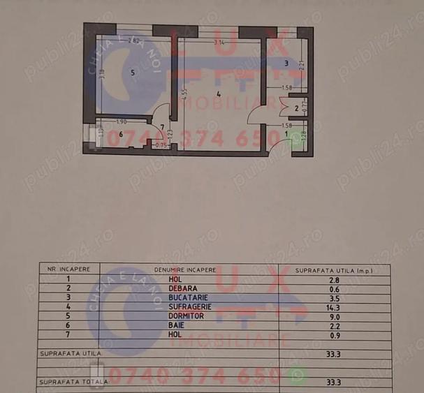 ID 2999 Apartament 2 camere - 42.000 EURO - 1