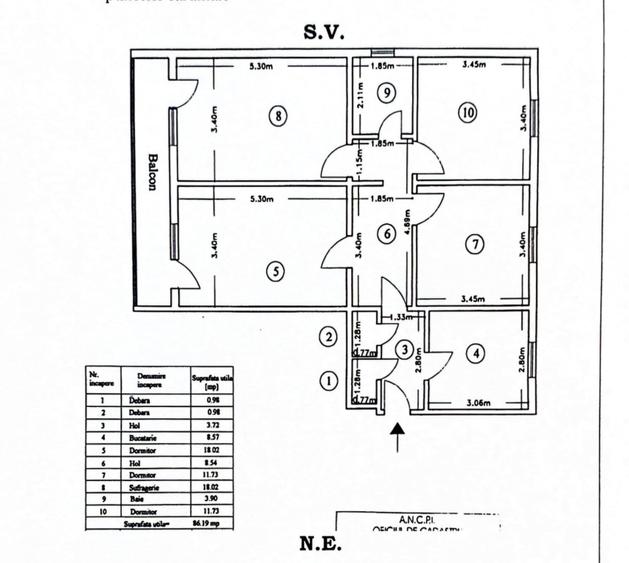 COPOU- Apartament cu 4 camere - 8
