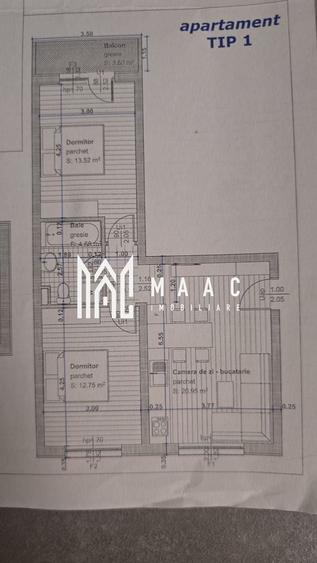 Apartament 3 camere | Gradina | Parcare | 54 MPU | Selimbar - 2