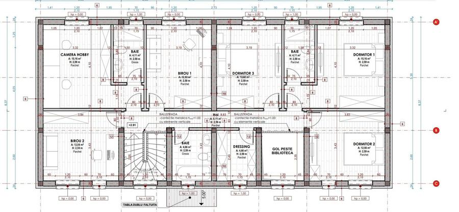 Case tip duplex, 4 camere, 110mp, 240 mp teren Dezmir - 9