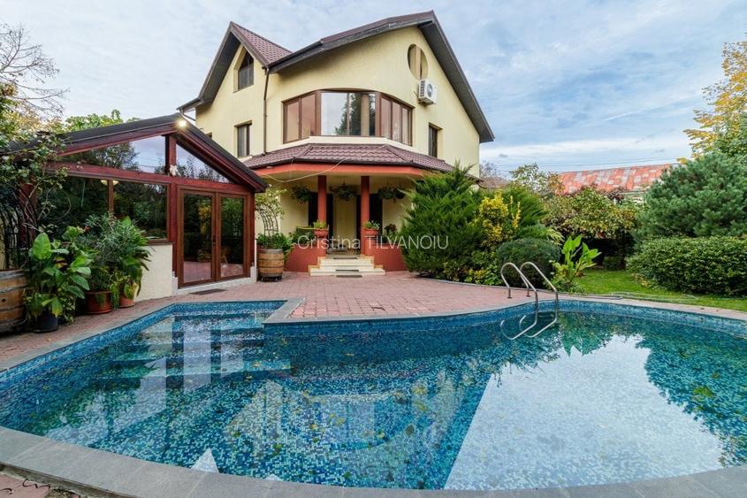 Vila individuala cu piscina,  garaj dublu o teren 766 mp o Popesti-Leordeni Vila individuala cu piscina,  garaj dublu o teren 766 mp o Popesti-Leordeni