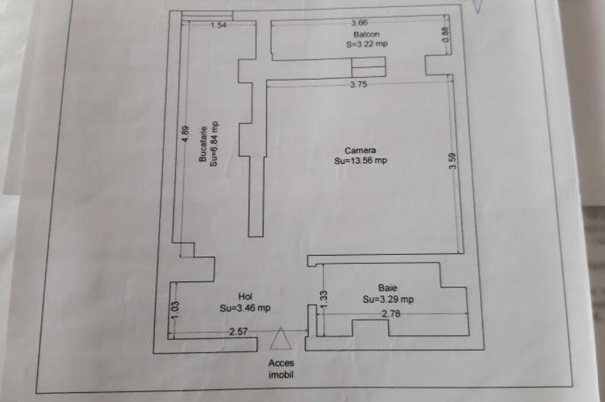 Garsoniera de vanzare zona FAR, decomandata, balcon - 1