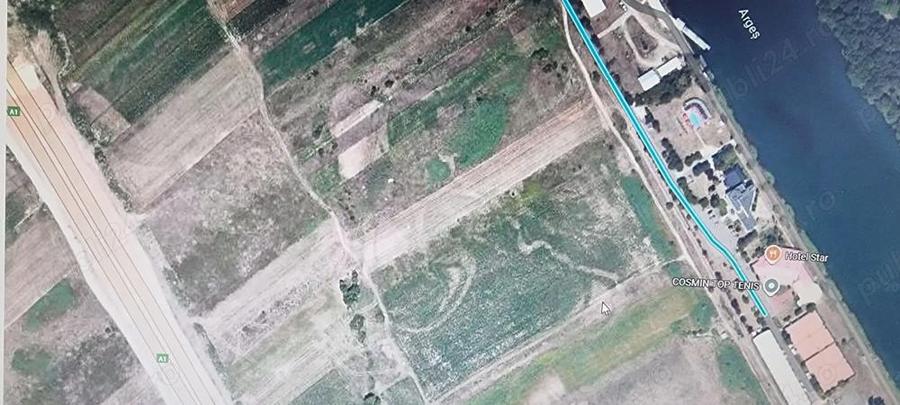 Vand teren in com. Bascov, vis a vis de hotel Star, extravilan 4778 mp - 4