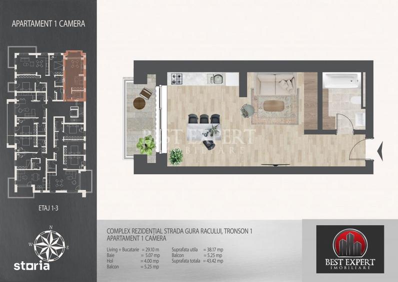 Garsoniera Ideal Investitie -7 minute metrou N.Teclu - 3
