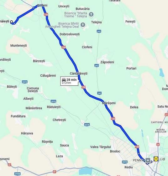 Teren de 46983 mp, în Vulturești