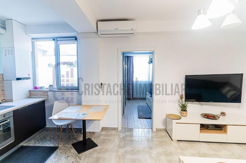 Apartament cu 2 camere semidecomandat, mobilat în Fundeni