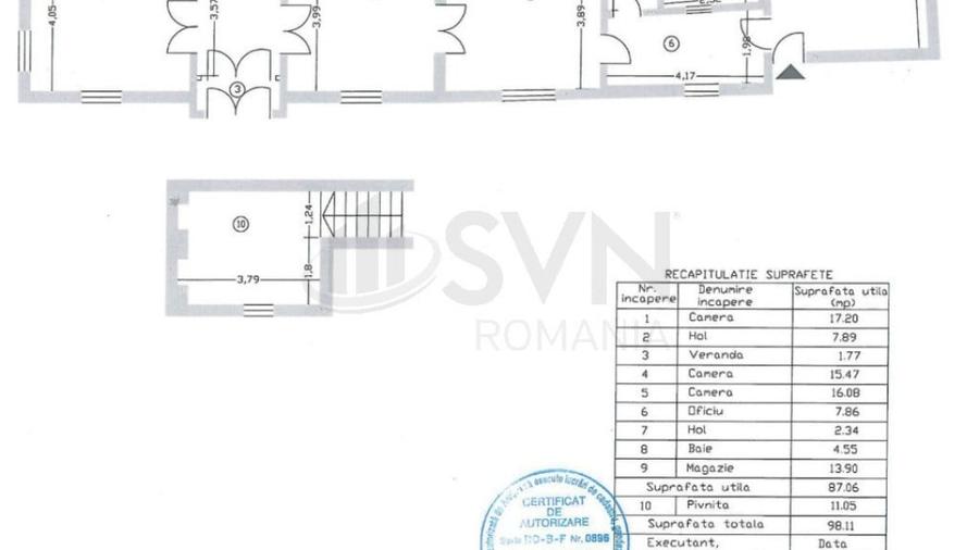 Casă cu 5 camere cu Teren 243 Mp în Cișmigiu