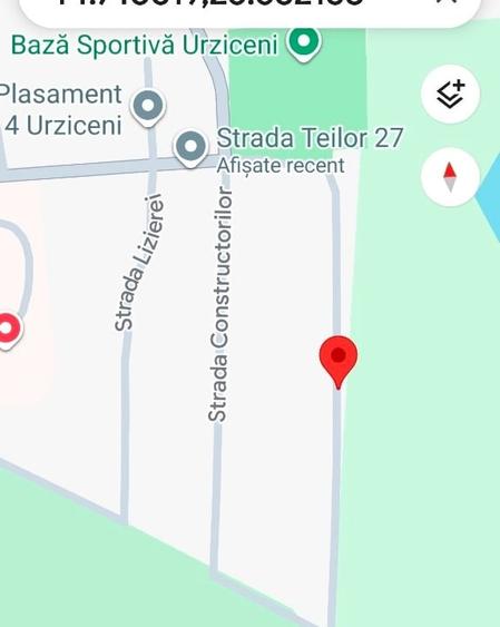 Teren Construcții intravilan de 500 mp, în Sud