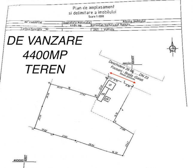 De vanzare Casa ?i teren in localitatea Vulturu, jud. Vrancea De vanzare Casa ?i teren in localitatea Vulturu, jud. Vrancea
