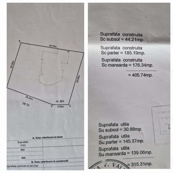 Vand casa in constructie Arad Micalaca teren 966 mp - 4