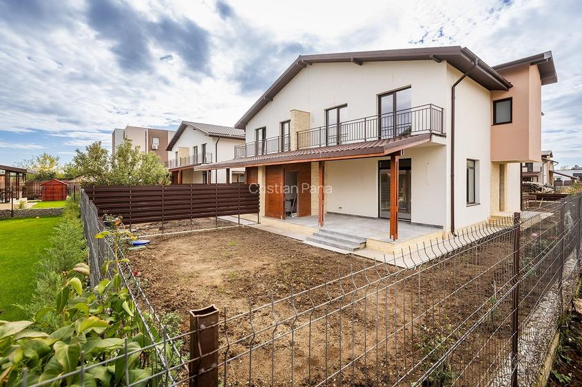 Casă nouă la cheie în Săftica – Balotești | 4 camere, 3 băi | Comision 0%