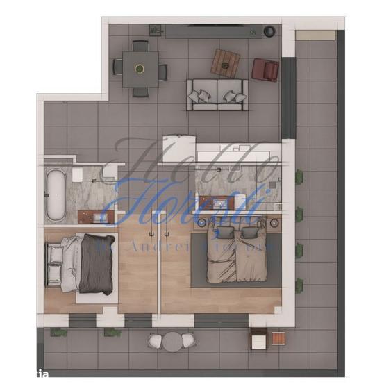 Apartament 3 camere 66,8mp, ansamblu NZEB, zona Terra - 2