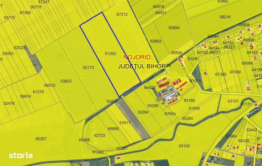 Teren agricol de 65516 mp in Nojorid/ Oradea/ Bihor - 1