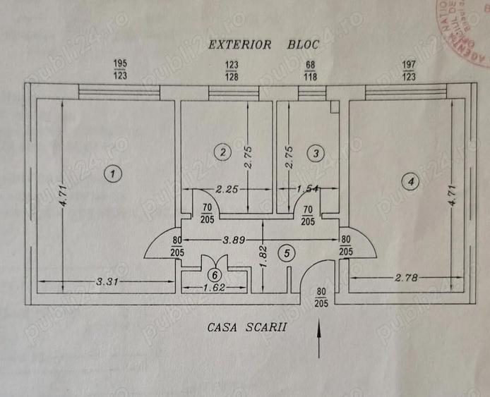 Apartament 2 camere strada 9 Mai langa Biserica Precista - 2