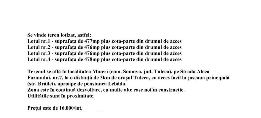 TEREN MINERI -LOTIZAT - 2