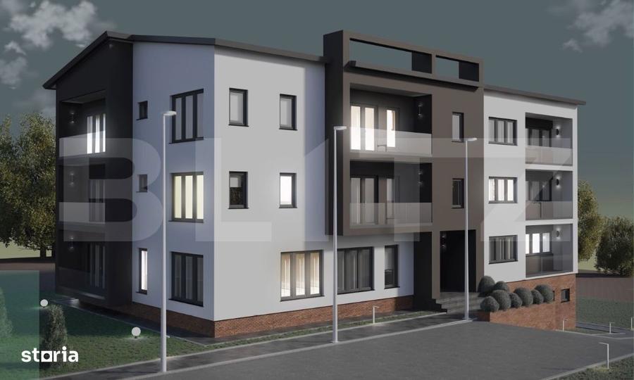 Rate la dezvoltator! Apartamente de 2 camere, 46 mp, cartier Burdujeni - 1