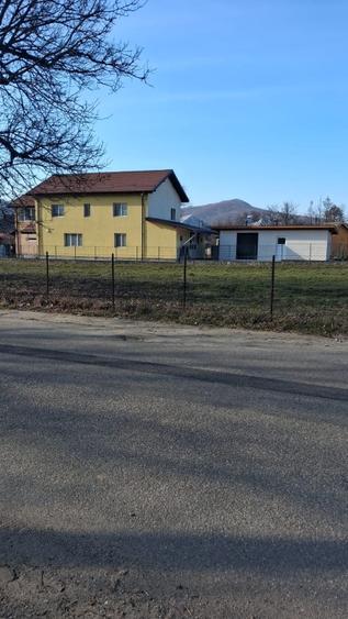 Teren intravilan central Bunești Vâlcea 1550 mp la stradă utilități + gaze - 4