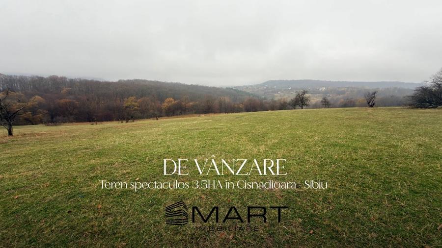 Teren spectaculos 3,5HA zona Cisnadioara - 1
