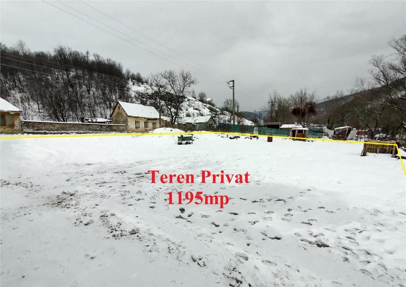 Ciclova, Teren Intravilan cu nr de Casa, 1195mp, La Sosea, Z - 5