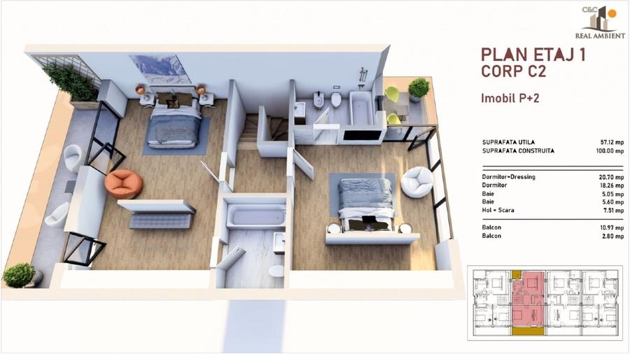 🏡 Case moderne în Chitila – construcție 2025, finisaje la alegere - 7