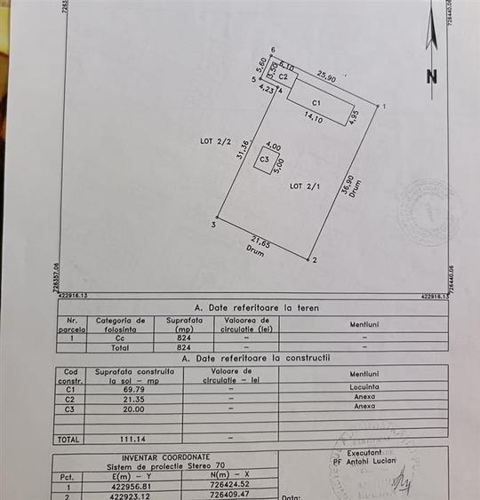 Casa de vacanta, Cazasu cu suprafata generoasa teren 824mp - 2