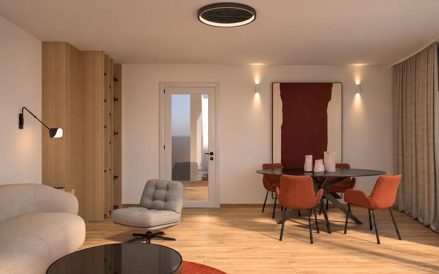 Apartament cu 2 camere decomandat în P-ța Alba Iulia