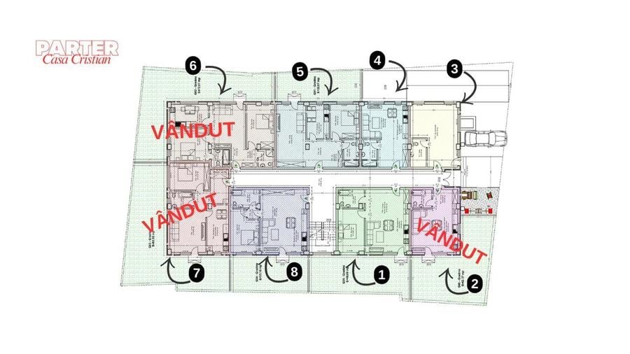 Apartament cu 2 camere si terasa de 6.11 m2, in Mangalia-800m de plaja - 9