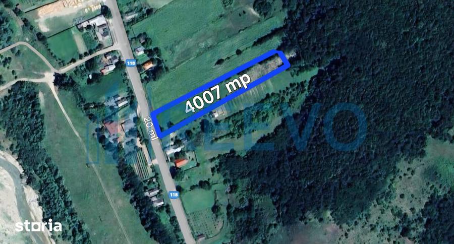 Teren de 4007 mp, în Berești