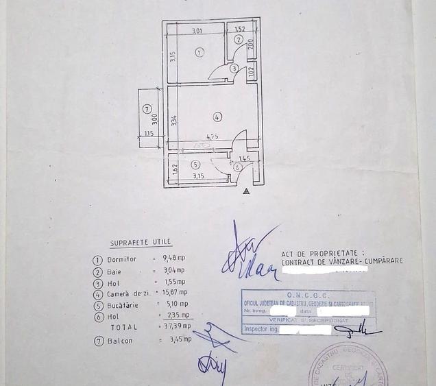 Apartament 2 camere mobilat si utilatloc parcare,spatiu depozitare in pod,Sc.5 - 15