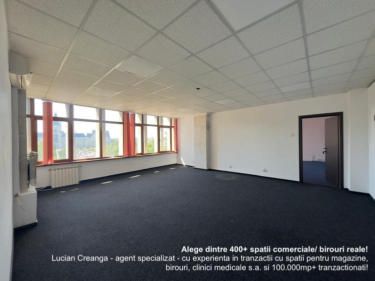 Spatiu birouri; vedere Palat Culturii; 100mp, Casa Cartii - 1