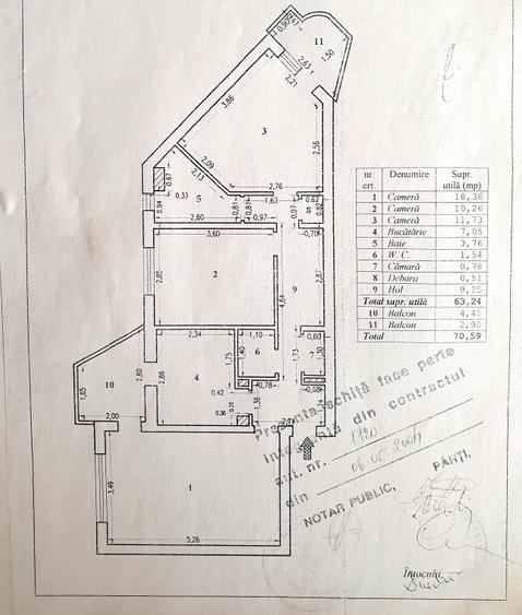 Vanzare apartament 3 camere , 2 balcoane, ICFRIMU - 10
