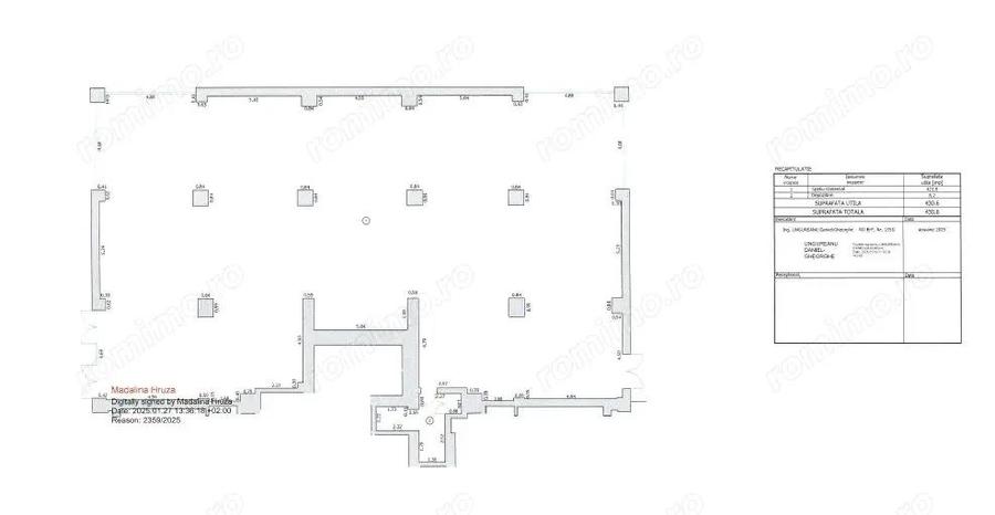 Zona Viilor sp 442 mp open space 10 locuri de parcare - 9
