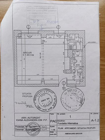 Apartament 1 camera la 13 minute Metrou Academia Militara, 8 minute de hotelul Marriott Cotroceni - 4