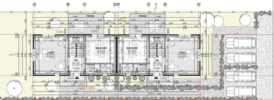 Vila 5cam-indiv la calcan-perete propriu/centru Popesti L... - 1