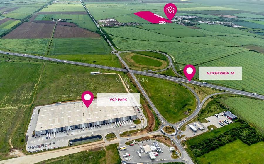 Teren cu PUZ ideal pentru parc logistic ?i de servicii