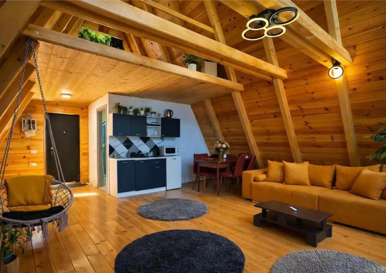 In incantare peisagistica,rafinata cabana, echipata,Moieciu, - 7