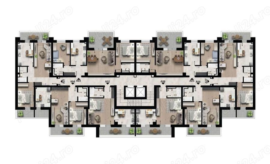 Apartament 3 camere, faza 4 Maniu 141, la 3 minute de Metrou Pacii - 6