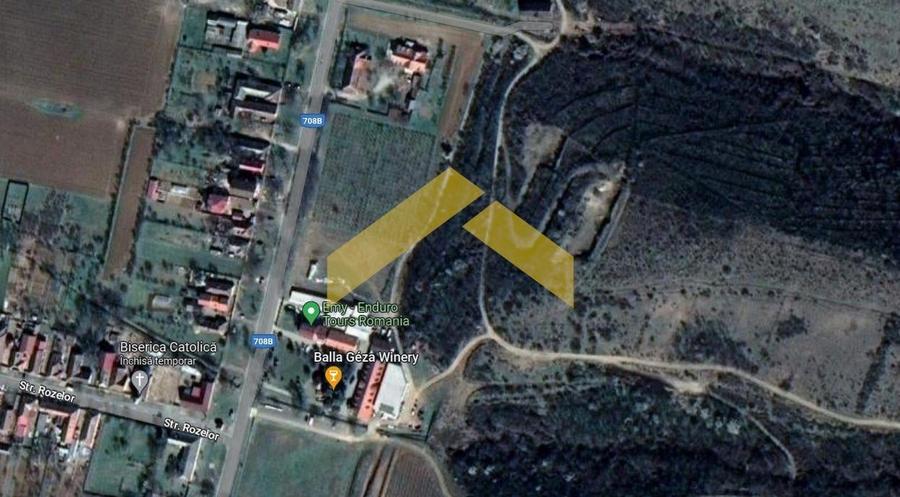 Teren intravilan pe deal Paulis, Arad - 8