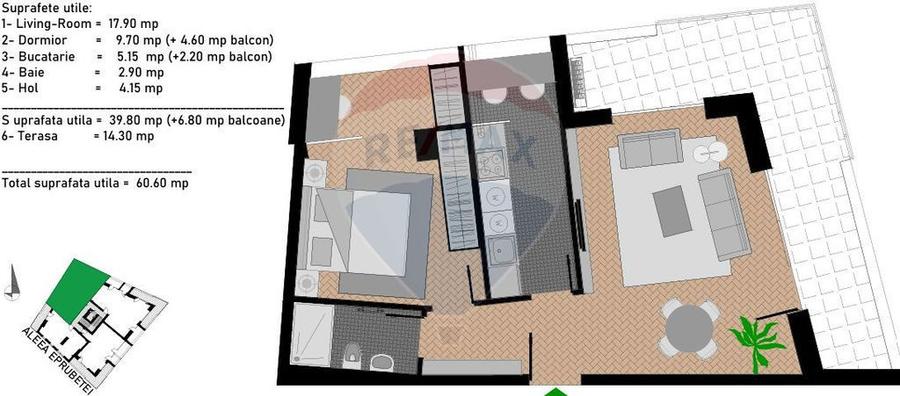 Vanzare Ap 2 camere Camil Ressu - 4