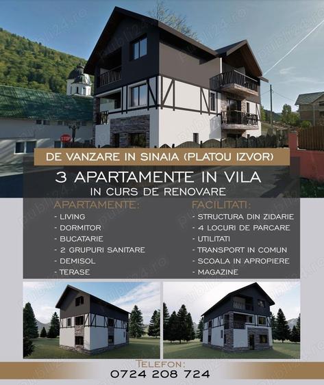 Oportunitate! 3 apartamente in Sinaia perfect pentru investitie. - 8