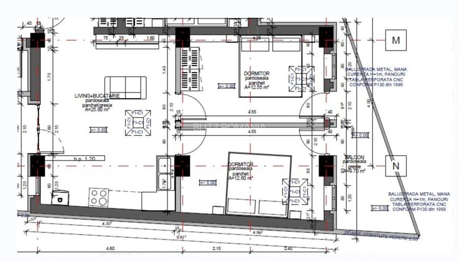 Apartament cu 3 camere Apartament cu 3 camere