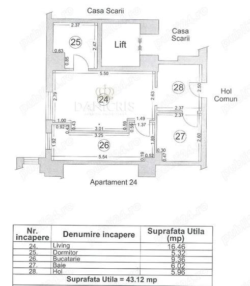 Apartament 2 camere Zona Bratianu, Bloc Nou - 3
