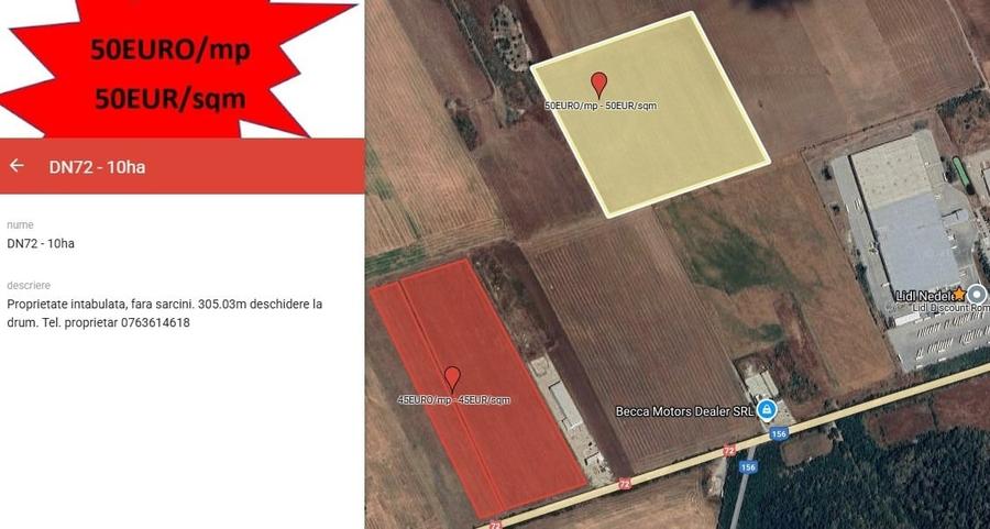 teren Parc industrial Ploiesti DN72 min. 2ha - 8