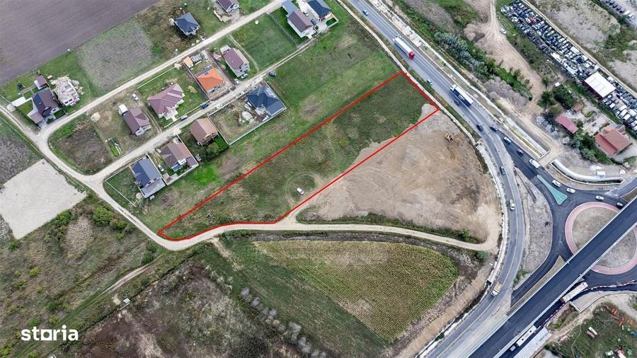 Teren intravilan Osorhei langa centura - 5