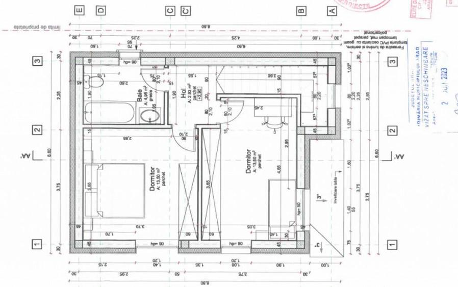 Casa la rosu, pe stoc, cu terasa si acoperis finalizat W - 3