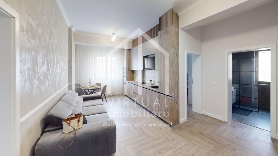 Apartament cu 3 camere semidecomandat, mobilat în Hipodrom 3