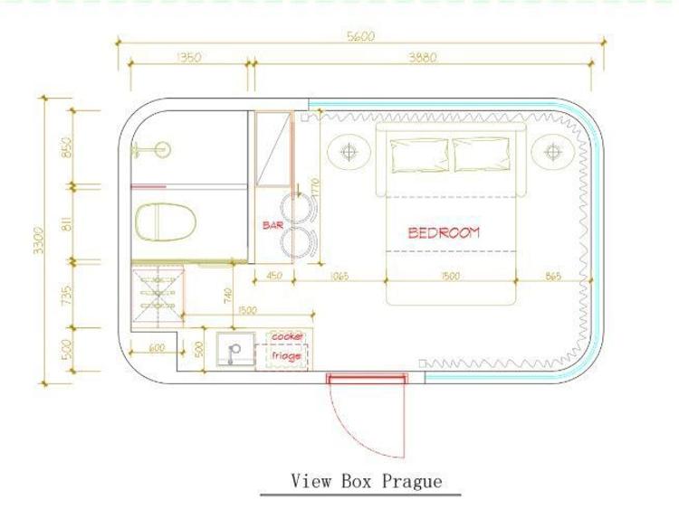 Casa tip Capsula de la View Box Houses - modelul Praga - 1