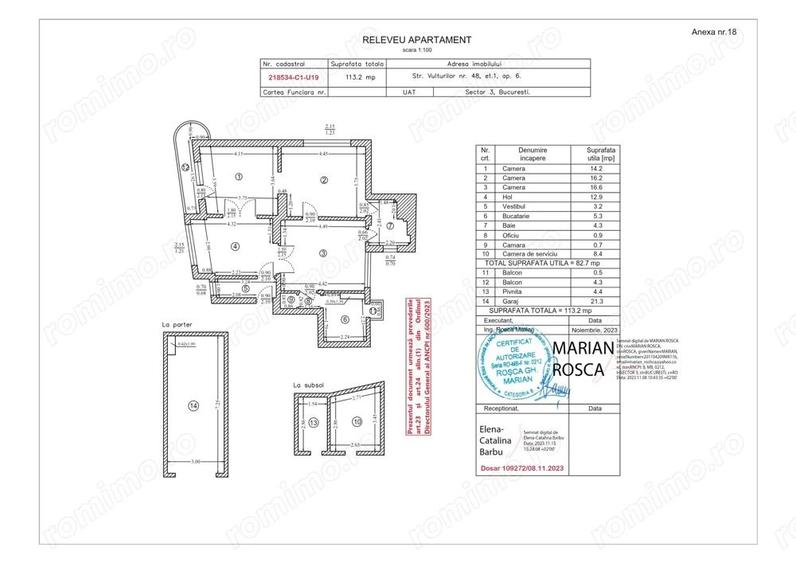 BRASADAS vinde ap 3 cam etaj 1/3 in zona Unirii. - 7