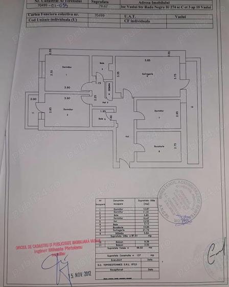 Apartament 4 camere, Piata Traian - 7