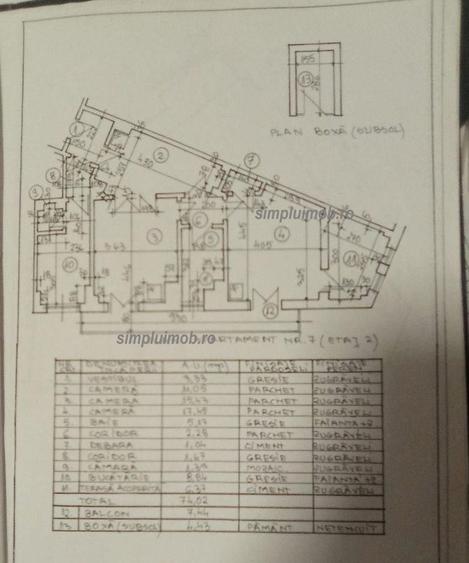 Metrou Iancului  3 camere  82 mp etaj 2 loc parcare - 7